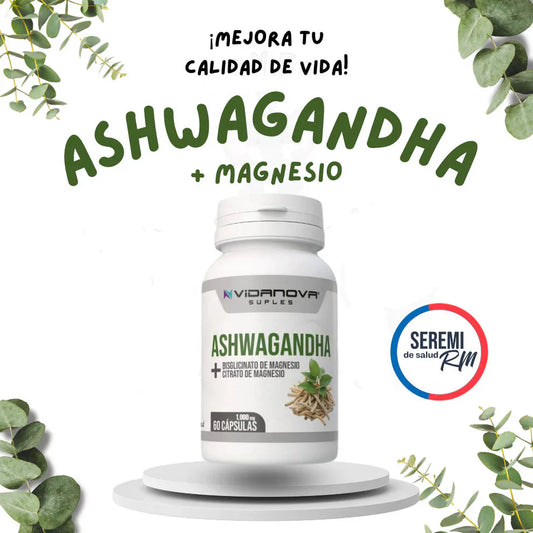 ZenVital – Ashwagandha con Magnesio Original 1000mg Tienda Colombia