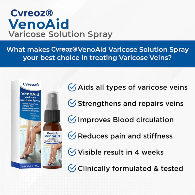 Cvreoz® VenoAid Solución en aerosol para varices Tienda Colombia
