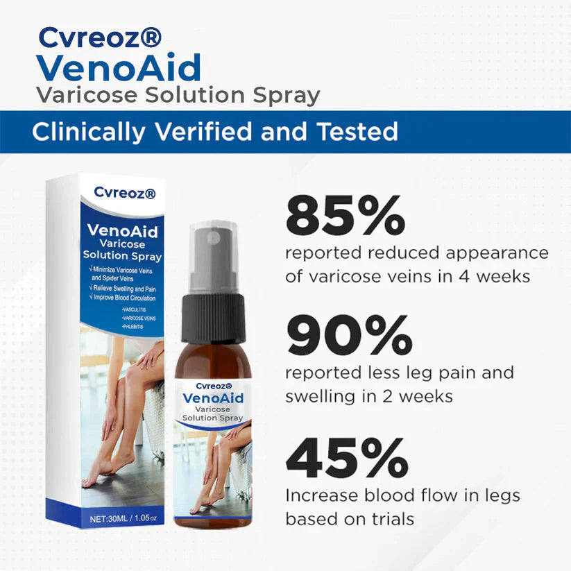 Cvreoz® VenoAid Solución en aerosol para varices Tienda Colombia