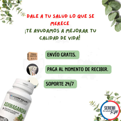 ZenVital – Ashwagandha con Magnesio Original 1000mg Tienda Colombia