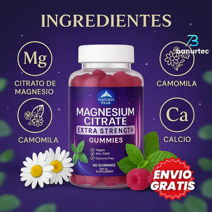 MagZen™ – Magnesio en Gomitas para Dormir Mejor, Reducir Ansiedad y Relajar tu Cuerpo Tienda Colombia
