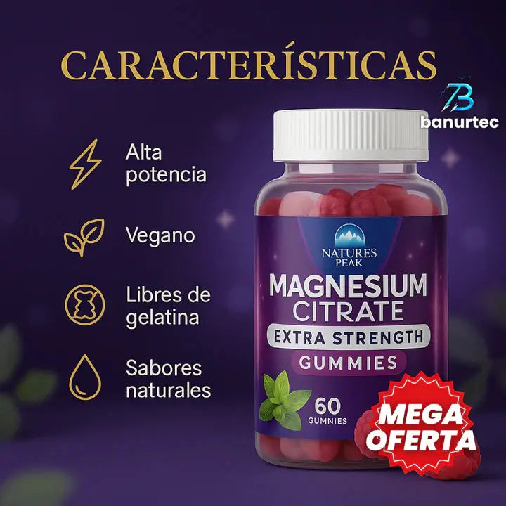 MagZen™ – Magnesio en Gomitas para Dormir Mejor, Reducir Ansiedad y Relajar tu Cuerpo Tienda Colombia